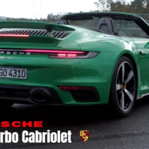 2021 Porsche 911 992 Turbo Cabriolet in Python Green