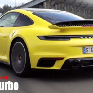 2021 Porsche 911 992 Turbo in yellow