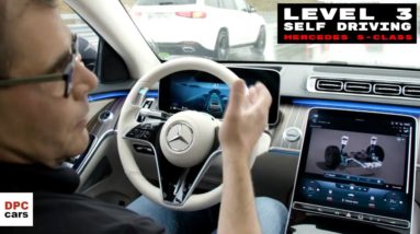2021 Mercedes S Class Level 3 Self Driving Drive Pilot Demo
