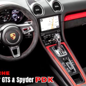 2021 Porsche 718 Boxster GTS & Spyder PDK Interior Cabin
