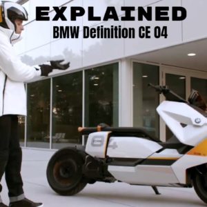 BMW Motorrad Definition CE 04 Electric Scooter Explained