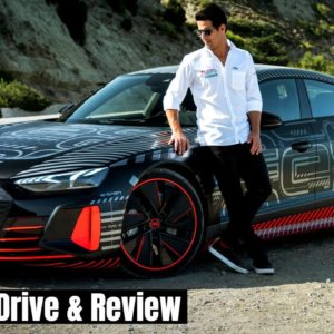 Electric Audi RS e tron GT Prototype Review Test Drive and Documentary