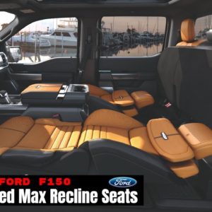 New 2021 Ford F150 Max Recline Seats Great For Sleeping