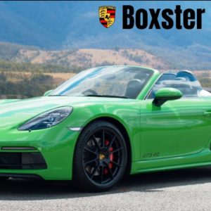 Porsche 718 Boxster  GTS 4.0 Manual Python Green Detailed Look
