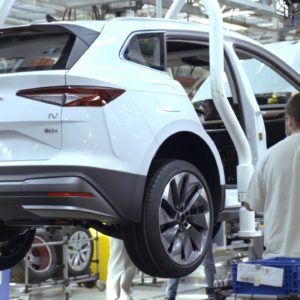 Skoda Production of the Electric ENYAQ iV Factory