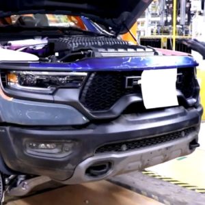 First 2021 Ram 1500 TRX Pickup Truck Rolls Off the Production Line