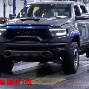 First 2021 Ram 1500 TRX Truck Production Starts At Factory