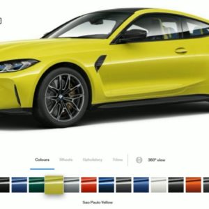 New 2021 BMW M4 Colors