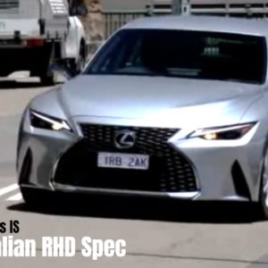 New 2021 Lexus IS in Silver   Austraian Right Hand Drive Spec