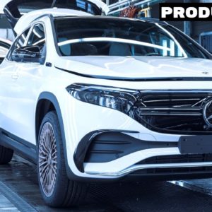 2021 Mercedes EQA Electric SUV Production Factory