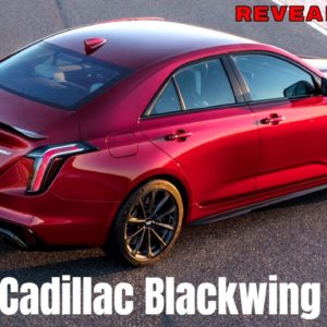 2022 Cadillac CT4 V Blackwing and CT5 V Blackwing Reveal