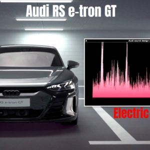 Audi RS e tron GT Electric Sound
