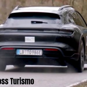 Electric Porsche Taycan Cross Turismo Testing