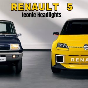 New Renault 5 Iconic Headlights