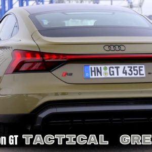 Audi RS e-tron GT in Tactical Green