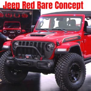 Jeep Red Bare Concept 2021 Easter Jeep Safari