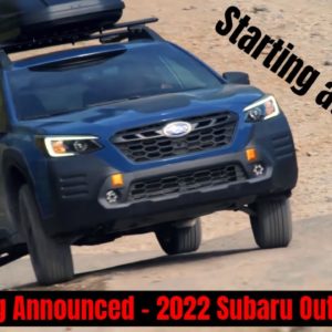 2022 Subaru Outback Pricing Announced