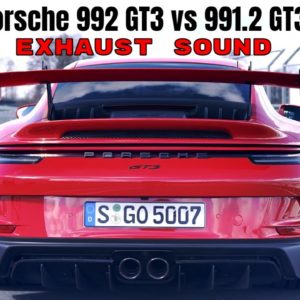 New Porsche 992 GT3 Red vs 991 2 GT3 Orange Exhaust Sound