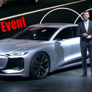 New Audi A6 e-tron Concept Reveal Event