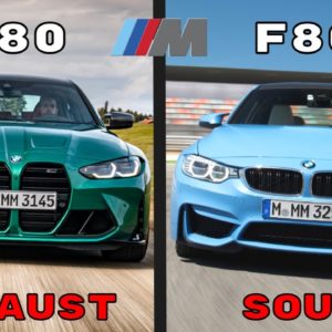 New G80 BMW M3 vs Older F80 BMW M3 Exhaust Sound