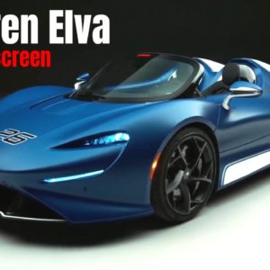 New McLaren Elva and the Windscreen
