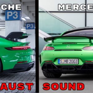 Porsche 911 992 GT3 vs Mercedes AMG GT R Exhaust Sound