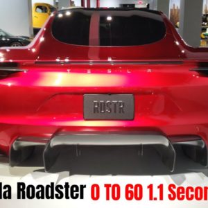 Tesla Roadster at the Petersen Automotive Museum