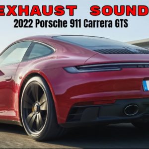 2022 Porsche 911 992 Carrera GTS Exhaust Sound