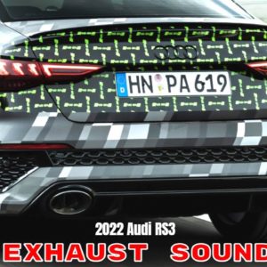 New 2022 Audi RS3 Exhaust Sound