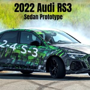 New 2022 Audi RS3 Sedan Prototype