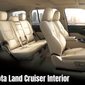 New 2022 Toyota Land Cruiser Interior