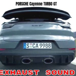 New PORSCHE Cayenne TURBO GT 2022 Exhaust Sound