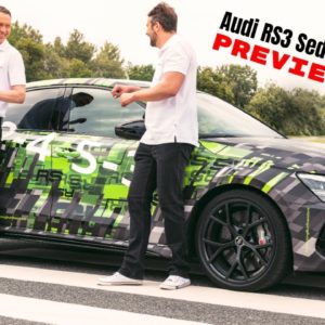 Preview of the new 2022 Audi RS3 prototype
