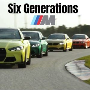Six Generations of BMW M3 and M4