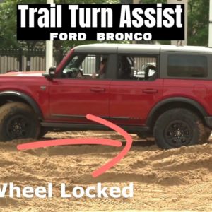 2021 Ford Bronco Trail Turn Assist Demo