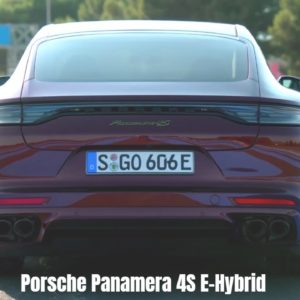 2021 Porsche Panamera 4S E Hybrid in Cherry Metallic