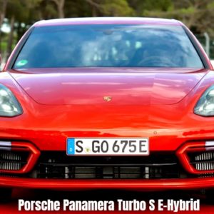 2021 Porsche Panamera Turbo S E Hybrid in Papaya Metallic
