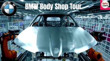 BMW iX Electric SUV Body Shop Tour in Germany