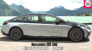 Mercedes EQS 580 Edition One Electric S Class in Silver and Obsidian Black