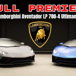 Full Premier of Lamborghini Aventador LP 780−4 Ultimae