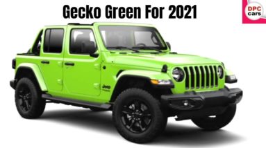 Jeep Gecko Green Paint Color and Factory JPP Gorilla Glass Windshield