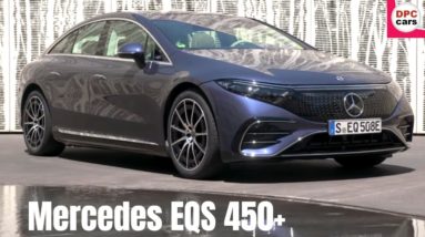 Mercedes EQS 450+ Electric S Class in Sodalith Blue