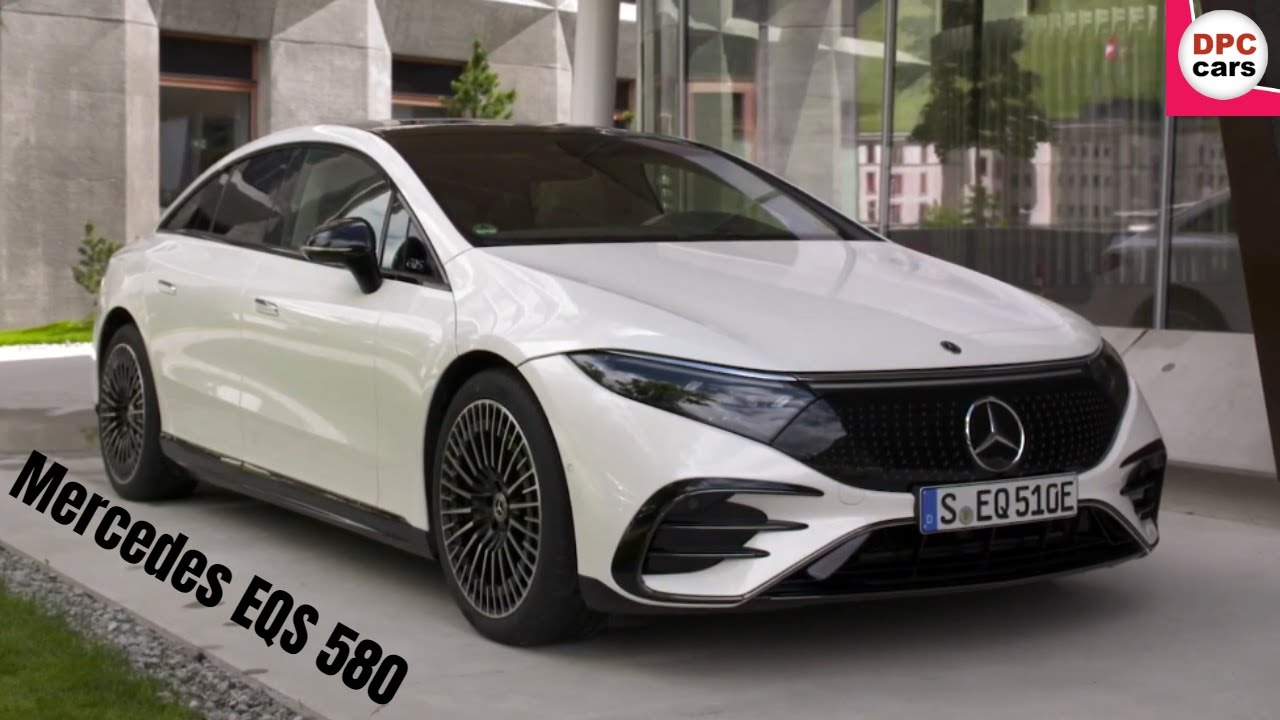 Mercedes EQS 580 Electric S Class in Dimond White