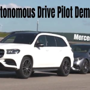 Mercedes EQS Electric S Class Autonomous Drive Pilot Demo