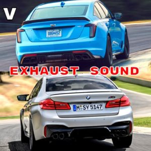 2022 Cadillac CT5 V Blackwing vs BMW M5 Competition Exhaust Sound