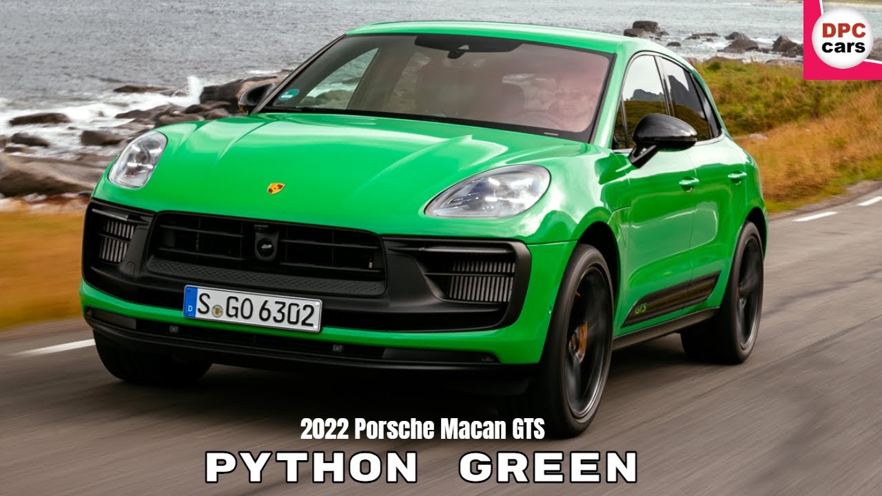 2022 Porsche Macan GTS Sport Package in Python Green