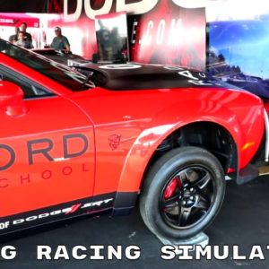 Dodge Challenger Demon Drag Racing Simulator at 2021 Roadkill Nights