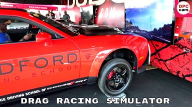 Dodge Challenger Demon Drag Racing Simulator at 2021 Roadkill Nights