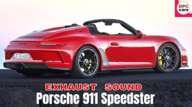 Porsche 911 991 Speedster Guards Red & Racing Yellow Exhaust Sound