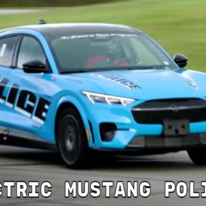 2021 All Electric Mustang Mach E SUV Police Pilot Vehicle